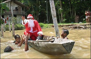Père Noël en amazonie