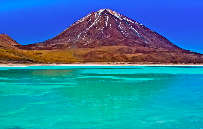 Incroyables couleurs de la Laguna Verde, Bolivie