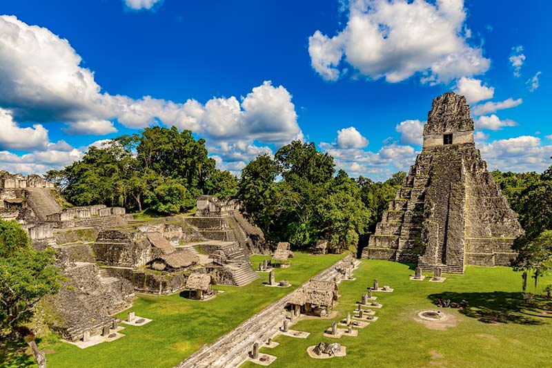 Le site maya Tikal, Guatemala